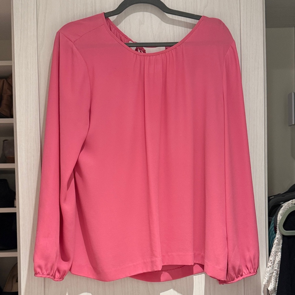 J. Crew Bright Pink Women's Blouse